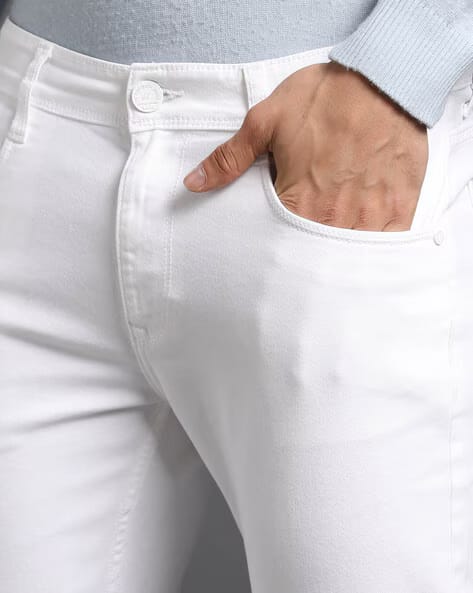 The BlueVibe Black jeans and White men jeans combo set of 2