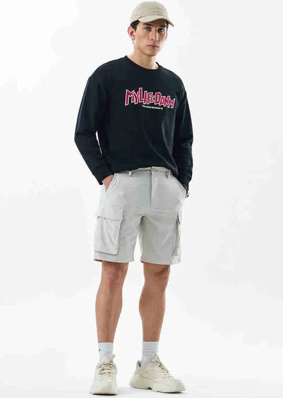 The BlueVibe stretchable off white men shorts
