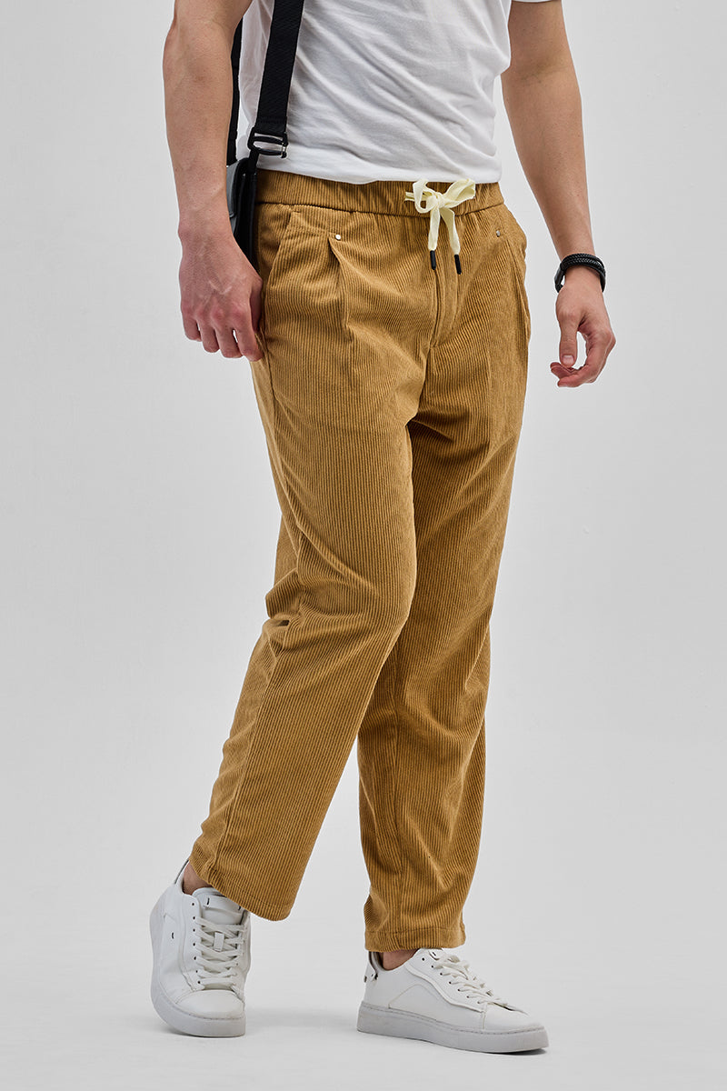 The BlueVibe best mustard color men stylish trouser