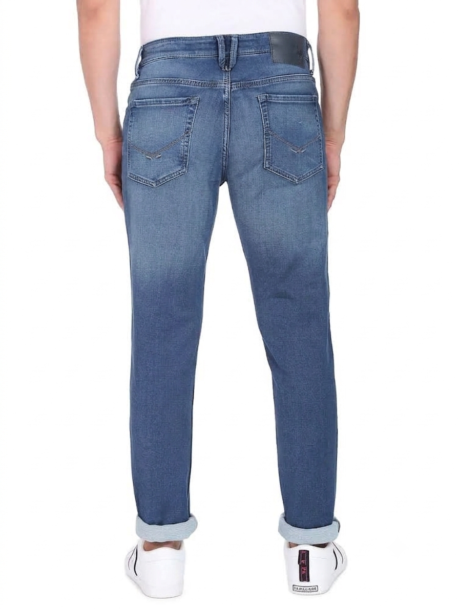 The BlueVibe best denim fabric Light blue jeans
