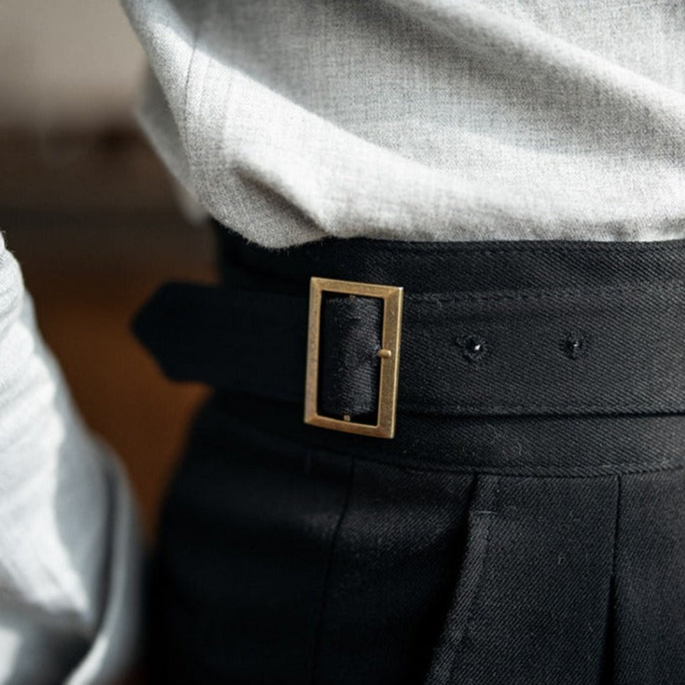 The BlueVibe Indigo Blue Premium Italian Cut Cotton fully stretchable Gurkha Pant.