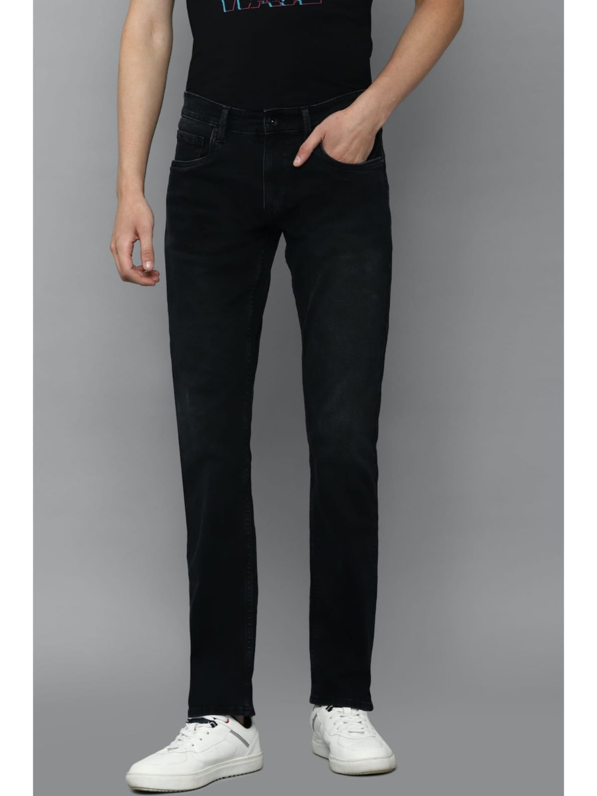 The BlueVibe Black jeans for men