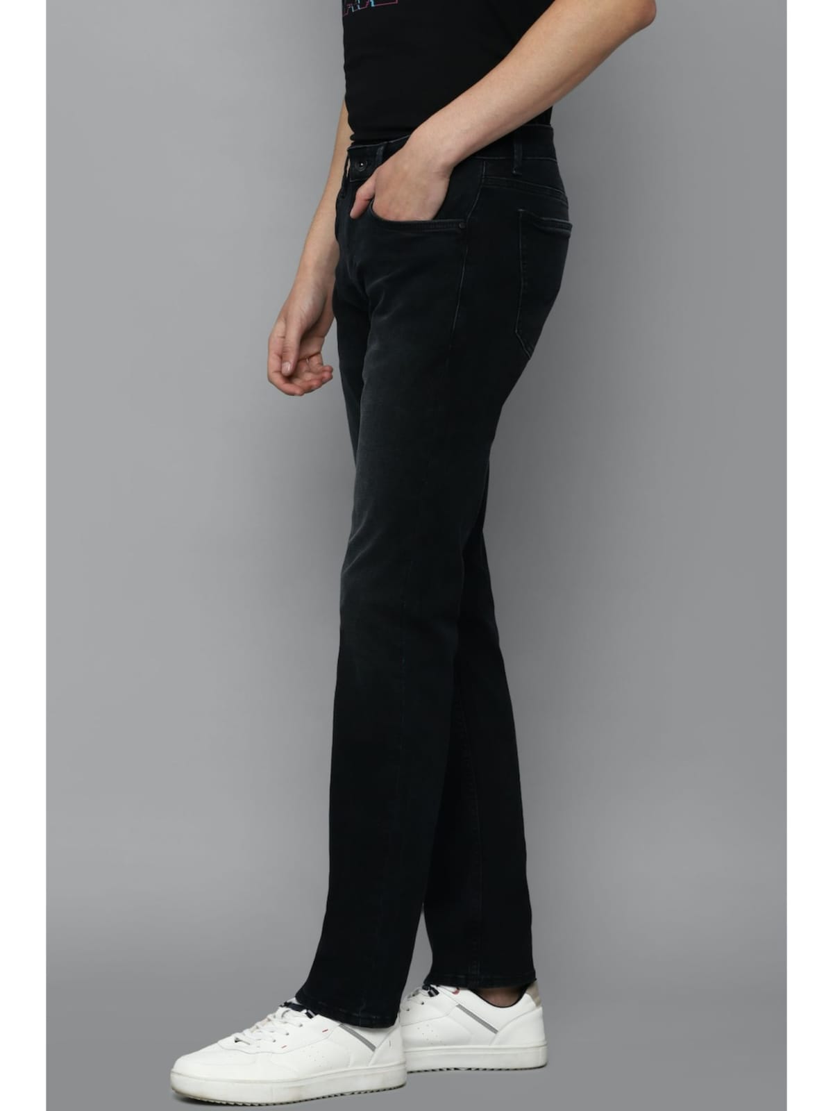 The BlueVibe Black jeans for men