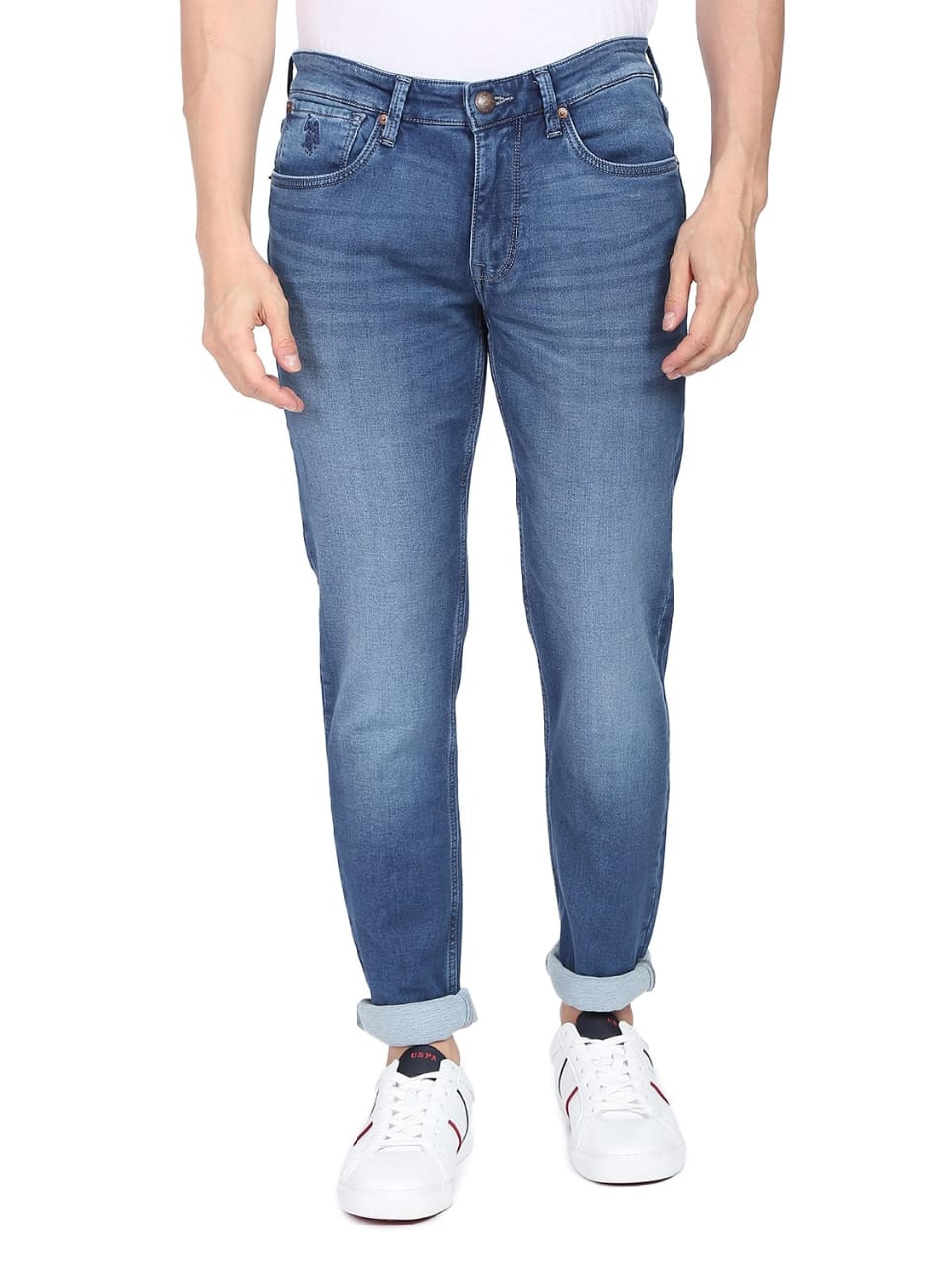 The BlueVibe best denim fabric Light blue jeans