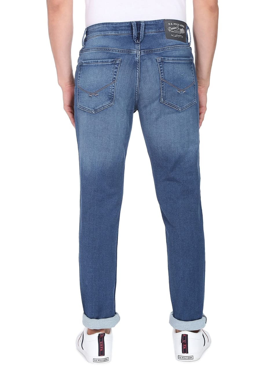 The BlueVibe best denim fabric Light blue jeans