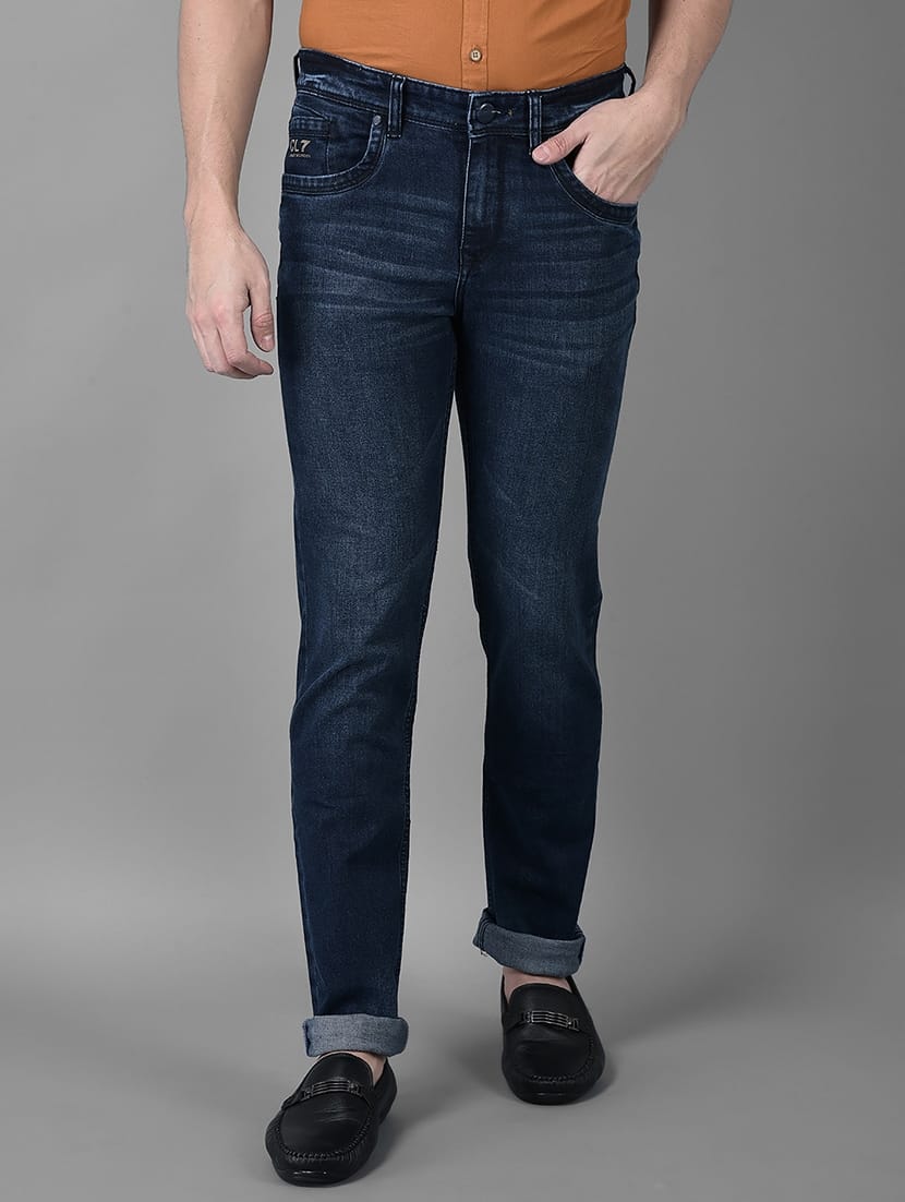 The BlueVibe black men denim jeans