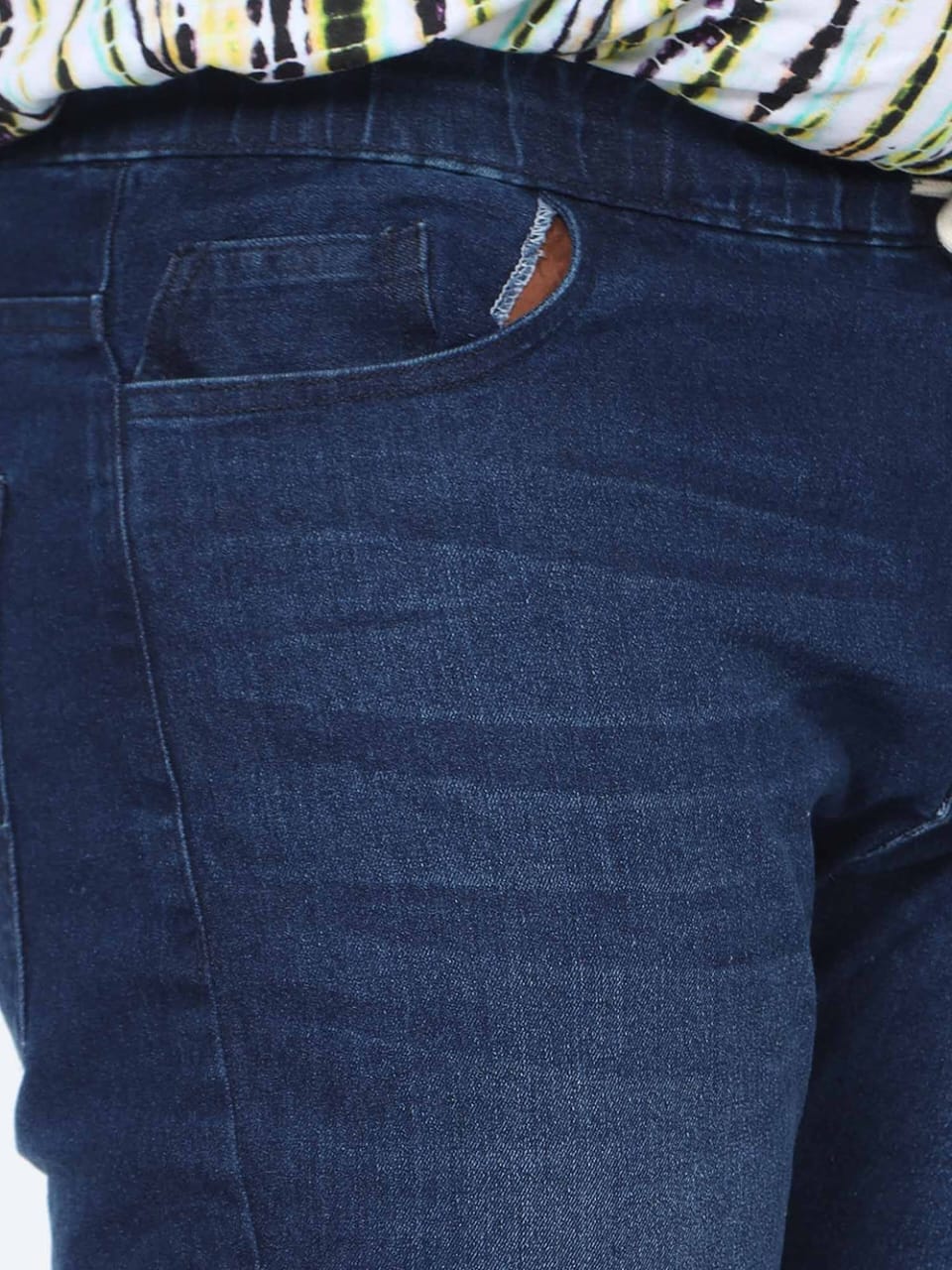 The BlueVibe blue color plus size men jeans