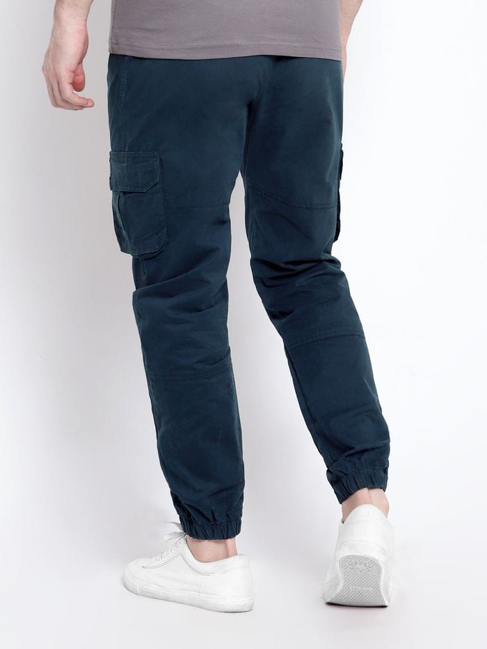 The BlueVibe Mountain navy color men jogger.