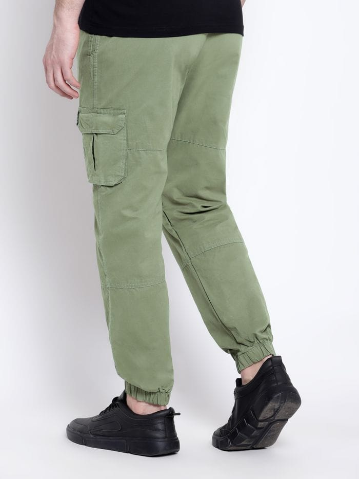 Jack&Jordan Best fabric olive Green men jogger