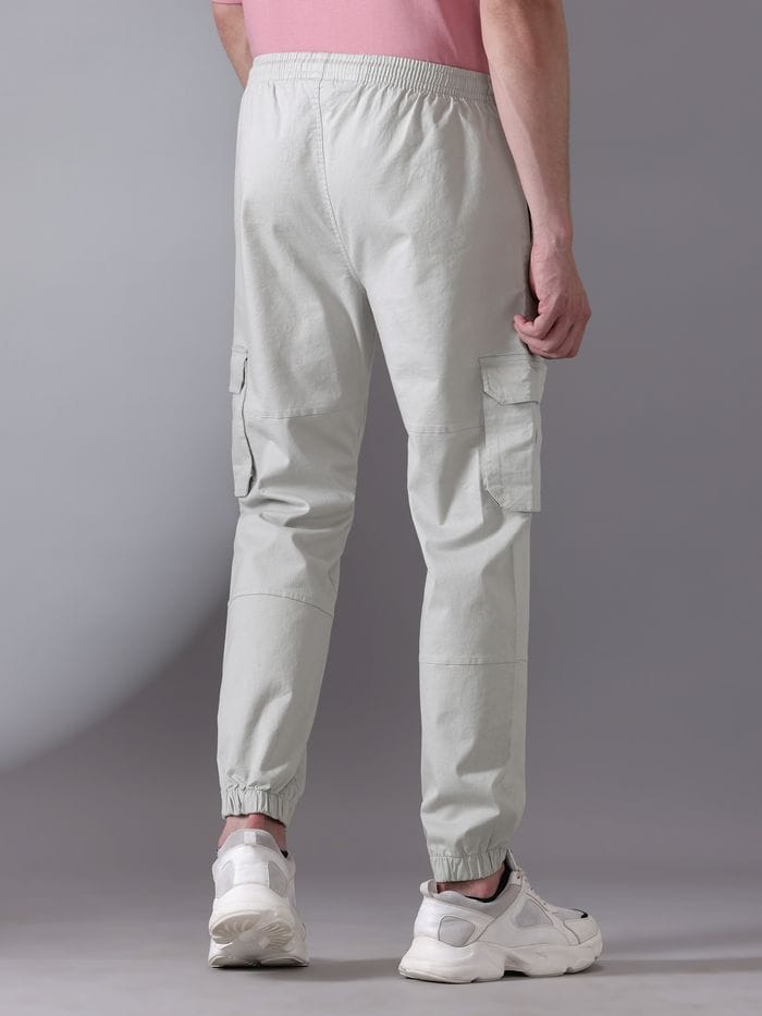 The BlueVibe Best cotton denim fabric off white men jogger