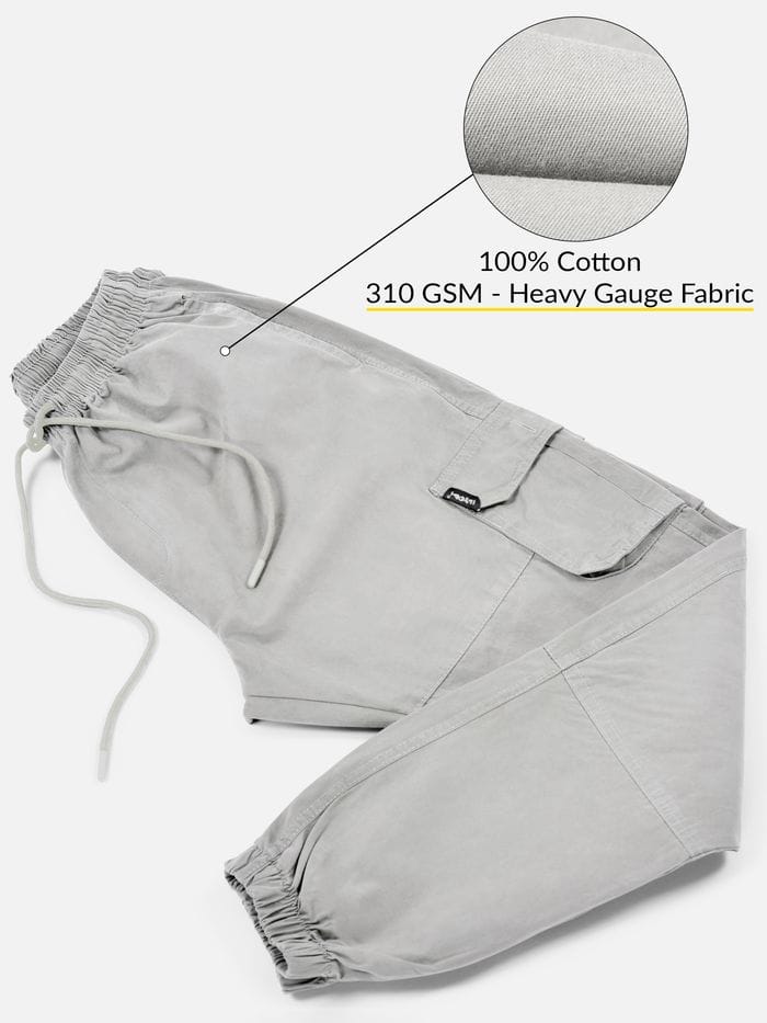 The BlueVibe Best cotton denim fabric off white men jogger
