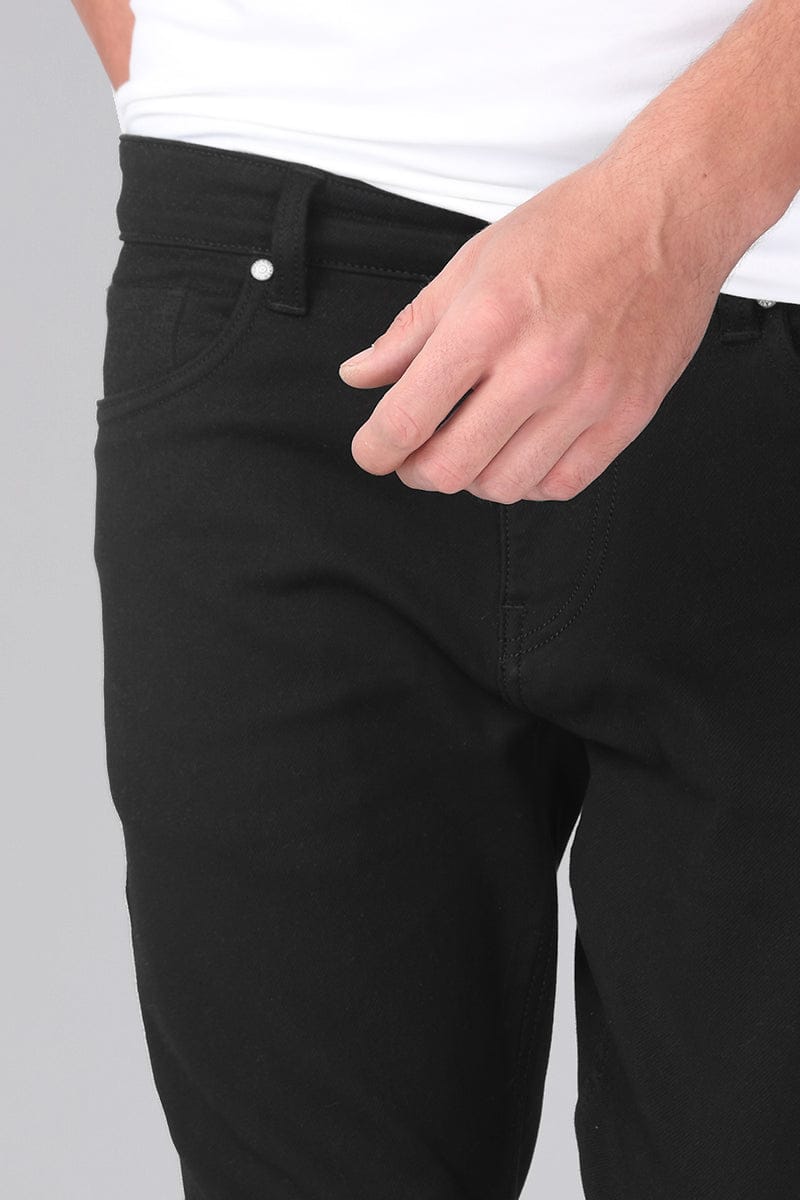 The BlueVibe denim cotton Z- black men jeans