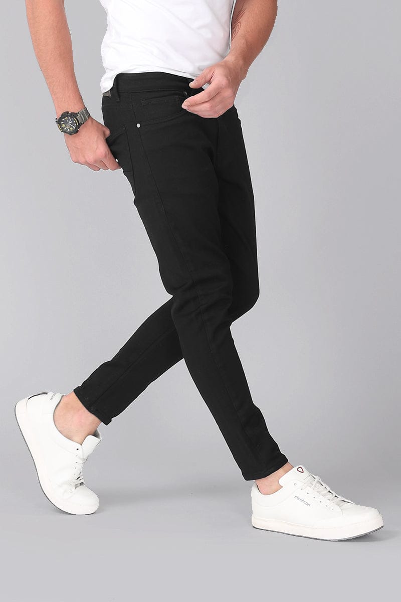 The BlueVibe denim cotton Z- black men jeans