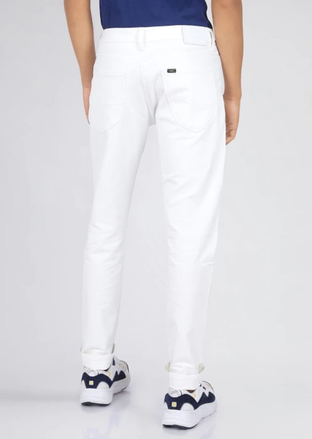 The BlueVibe best fabric denim white men jeans