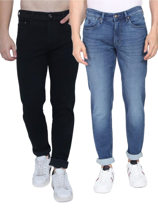 Jack&Jordan Black and Blue Jeans 2 pcs Combo set
