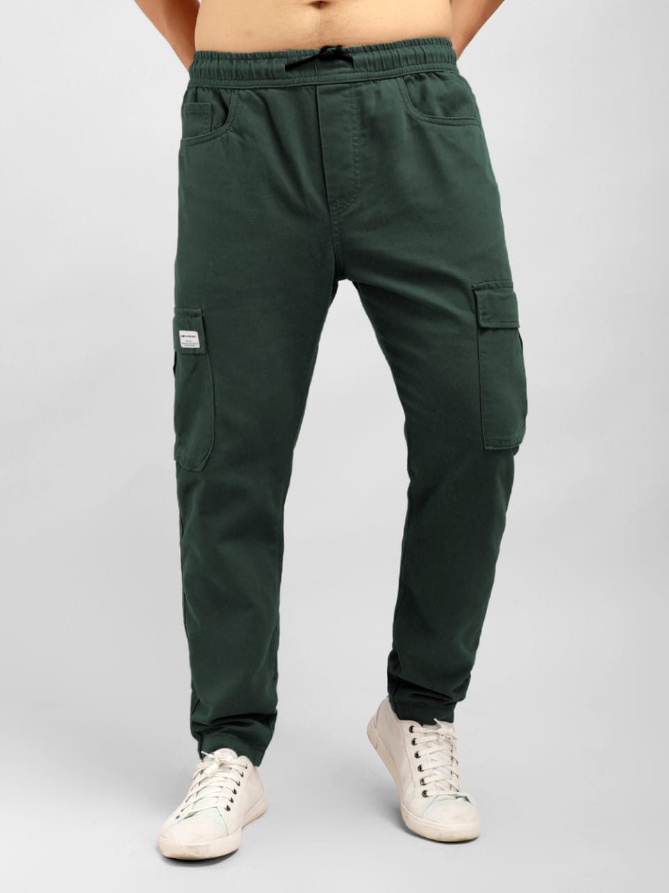 The BlueVibe Best Quality Green color Men Denim Cargo