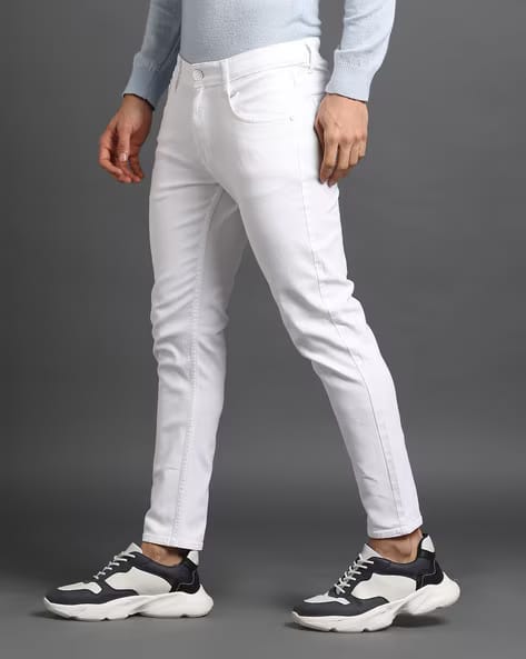The BlueVibe Black jeans  and White men jeans combo set of 2