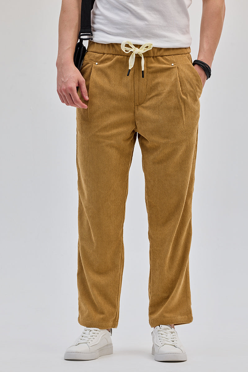 The BlueVibe best mustard color men stylish trouser
