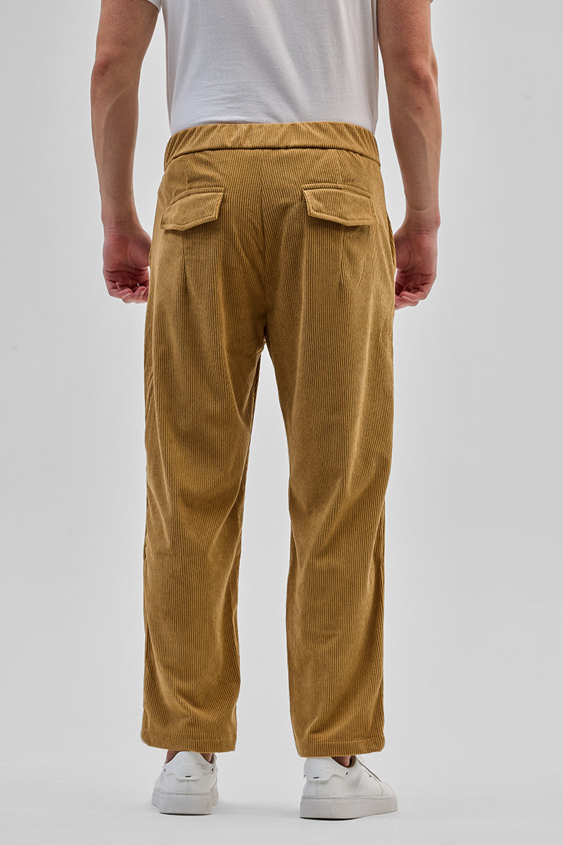 The BlueVibe best mustard color men stylish trouser
