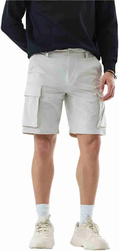 The BlueVibe stretchable off white men shorts