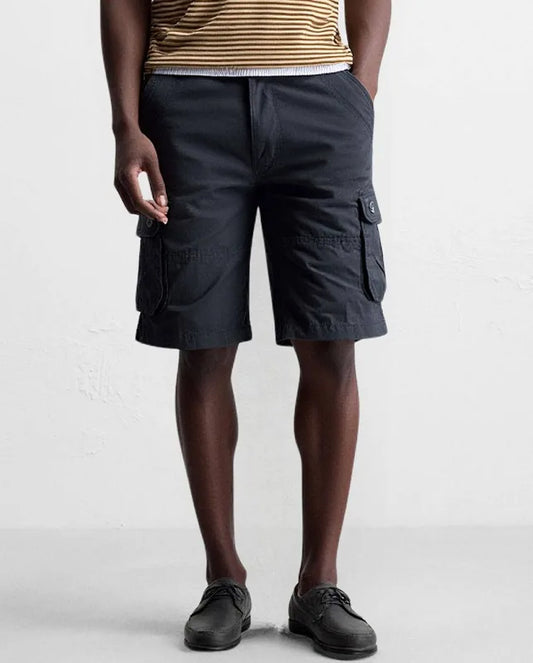 The BlueVibe fully stretchable Dark grey men shorts